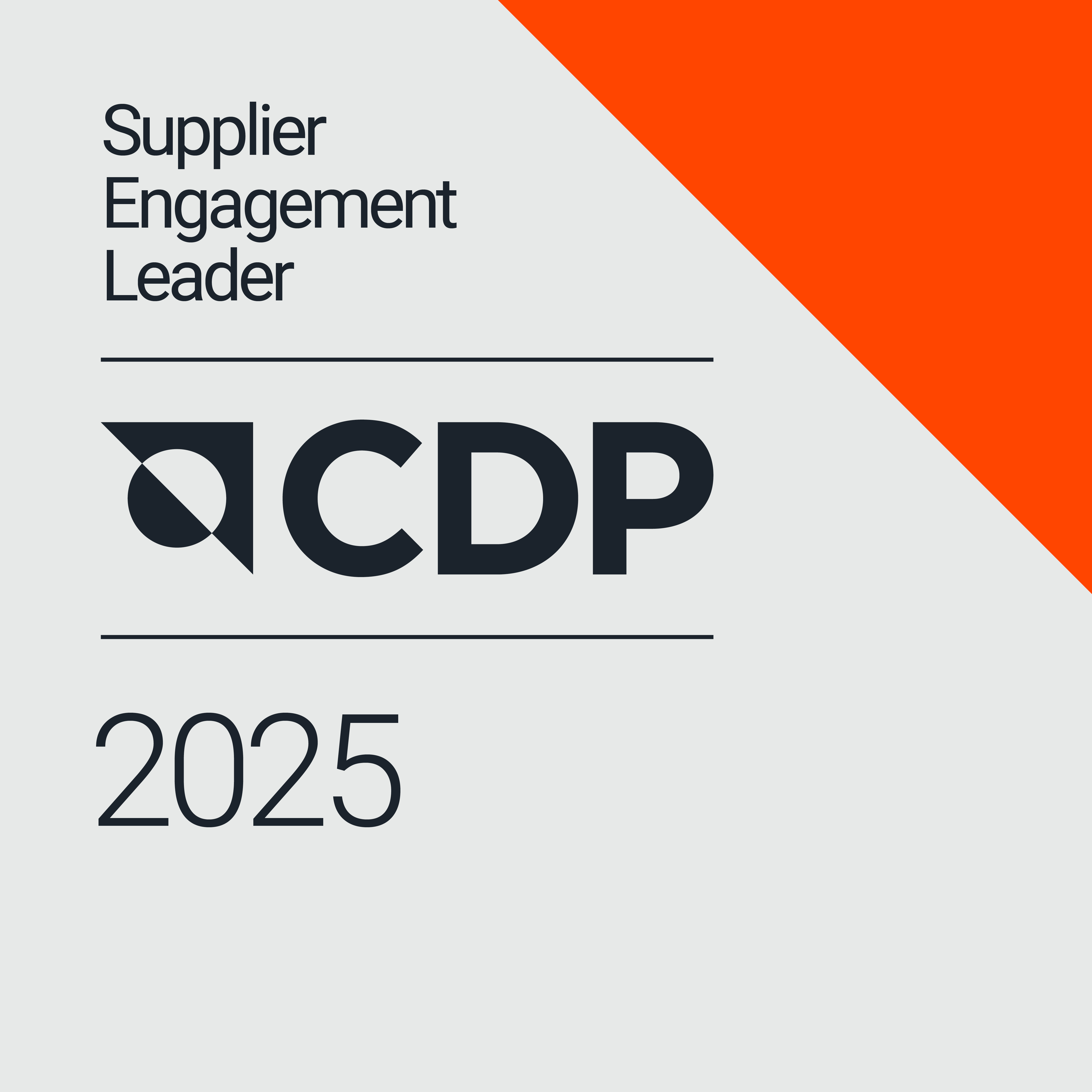 CDP Supplier Engagement Assessment (SEA) A級評等